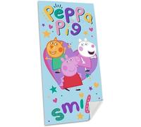 SRV Hub Peppa Pig Kids Cotton Bath/Beach Towel - 140 x 70 cm Super Soft, Absorbent, and Lightweight - Bright Cartoon Towel for Toddlers and Kids - Ideal for Pool, Holiday, or Gift