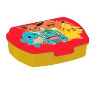 SRV Hub Pokémon Kids Lunch Box - Leakproof BPA-Free Lunch Container for Boys & Girls, Microwave Safe Bento Box for School, Nursery, Travel & Picnic, Pikachu Lunchbox (Red/Yellow)