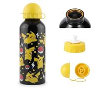 SRV Hub Pokémon Kids Water Bottle - Aluminium 500ml Drinking Bottle with Secure Flip Top | Reusable, Leakproof & BPA-Free for School and Travel