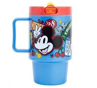 SRV Hub PP Cool Mug Mickey Mouse True Champions 530ml | Leak-Proof Kids Travel Cup with Flip Spout | Large BPA-Free Drink Bottle for School & Christmas Gifts