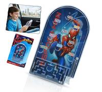 SRV Hub Spiderman Handheld Pinball Machine, 16cm Kids Travel Game, Party Bag Filler & Stocking Stuffer Toy for Ages 4+