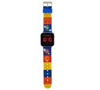 SRV Hub Super Mario Kids LED Digital Watch 22cm - Boys Wrist Watch with Colourful Strap, Touch Button Display, Gift for Boys & Girls 4+ Years