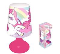 SRV Hub Unicorn Table Lamp | Battery Powered | 18cm Bedside Lamp for Kids Girls, Night Lamp, Ideal for Kids 3+ Years Bedroom Décor | LED Light