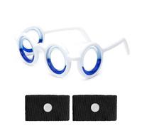 Srvauyea Motion Sickness Glasses,Motion Sickness Glasses,Anti-Motion Sickness Smart Glasses Relieve Carsickness Airsickness Seasickness Glasses,Anti Nausea Vertigo Glasses,No Lens Liquid Glasses.
