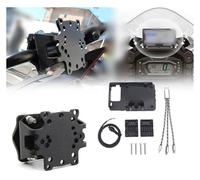 SRVSQTPTVK Bracket Navigation Motorcycle For Kawa&saki KLR650 KLR 650 2022+ Motorcycle Front Phone Wireless And USB Charging GPS Navigation Plate Bracket Holder Stand(USB and Stand)