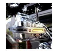 SRVSQTPTVK for Silver for Wing for Torneo Cbr1100Xx Biz 125 Cg 125 for Shadow 750 Motorcycle Hand Guards Handguard Handlebar Handle Protector Handlebar Hand Guards(Clear-Amber Light)