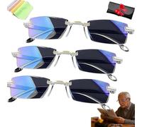 SRXY 2026 Auto Focus Glasses Self Adjusting Near And Far Sighted For Men & Women,Anti-Blue Glasses Self Adjusting (3PCS)