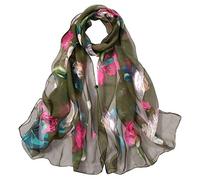 SRZYMJ keffiyeh woman gifts scarf for women uk hijab summer shawls and wraps for womenred neck scarf blanket hoody women pashminas for women green