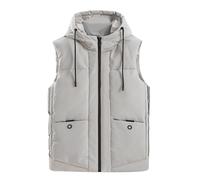 SRZYMJ thermal vest waxed jackets for men uk mens vests 3 pack thermal vest men 5xl men's outerwear gilets with hood mens winter coats gilet