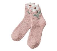 SRZYMJ white fluffy socks white calf length socks fluffy socks womens gift set womens socks size 4-7 multipack warm clothes for women1000 mile socks bed socks womens 4-7 black grip socks football