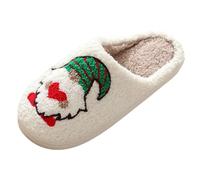 SRZYMJ Women's Fuzzy Bootie Slippers Light Weight Brushed Jersey Slippers Breathable Non Slip Indoor Outdoor Booties Slipper with Knit Collar Limited Time Deals of The Day