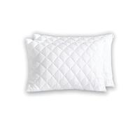SS ART pillow protectors, soft zipped pillow protector, bed pillow protectors 2 pack,mattress pillow protector, white pillow topper 50 x 75cm
