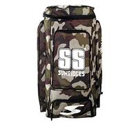 SS Camo Duffle Cricket Kit Bag | Light Weight with Attractive Design | Weather-Resistant | Spacious Storage | Comfort | Stylish and Sporty | Shoulder Straps | Special Bat Holder