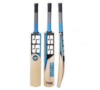 SS Custom Cricket Bat For Mens and Boys (Beige, Size -5) | Material: English Willow | Lightweight | Free Cover | Ready to play | For Intermediate Player | Ideal For Leather Ball