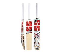 SS MASTER Cricket Bat For Mens and Boys (Colour: Beige, Size-5) | Material: Kashmir Willow | Lightweight | Free Cover | Ready to play | For Intermediate Player | Ideal For Leather Ball