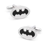 SS Men's Bat-man Black And Cufflinks Silver