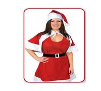 Ss, Outfit Miss Claus Costume Ladies Budget Mrs Santa Claus Christmas Costume Nativity Panto Fancy Dress Women, Size 5 x 27 x 39 (cm)