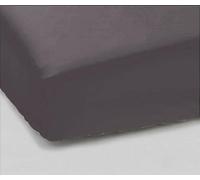 Ss Plain Fitted Sheet Non Iron Polycotton, GREY + FREE UK DELIVERY (SINGLE)