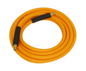 SS Sealey AHHC10 High-Visibility Hybrid Air Hose with 1/4"BSP Unions 10m x 8mm