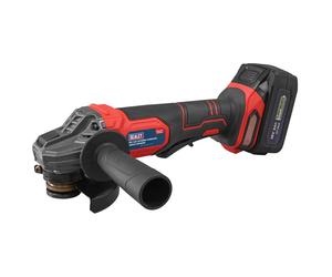 SS Sealey CP401LI 115mm Cordless Angle Grinder 18V 3Ah - Red