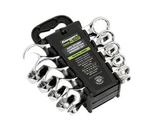 SS Sealey S0561 Siegen Stubby Combination Spanner Set 10pc