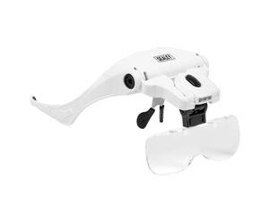 SS Sealey WL101D LED Magnifier Spectacles with Headband