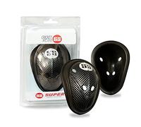 SS Super Poly Plastic Pro Abdominal Cricket Pad (Black, Size: Youth) | Ultimate Comfort Soft Feel | Superior Shock Absorption