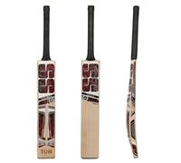 SS Tiger Strike 18 English Willow Premium Cricket bat, Adult Size- Short Handle, Includes Bat Cover
