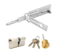 SS002 Pro Key Decoder Lock Picking Tool, Lock Pick Tool,Stainless Steel Locks Picking Kit,2 in 1 Pick and Decoder Tools for S-Groove Door,L/ock/Picks Decoders for Auto and Beginners