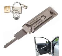 SS002 Pro Lock Pick Tool,2 in 1 Pick and Decoder Tools,Lock Picking Kit for S-Groove Door Lo/ck,Covert Instruments Lo/ck Pic/ks,Key Decoder,Stai/nless Steel Loc/ksmith Tool,Lockpic/King Set