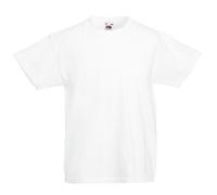 (SS031) Fruit of the Loom T.Shirt White, Age 7-8, 30" Chest