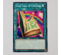 SS04-ENB20 1st Edition Toon Table of Contents Trading Card