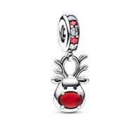 (SS0936) Christmas Tree Reindeer Gingerbread Man Charm Beads Fit Original 925 Sterling Silver Pendant Bracelet DIY Jewelry Christmas Gift