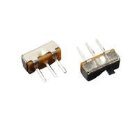 SS12D00 Sliding Switch, 3Pin, 1P2T, 2 Positions, Fist, 3mm, 4mm, 5mm, 6mm, Sliding Switch, 10/20/50pcs(Handle height 2MM,10Pcs)