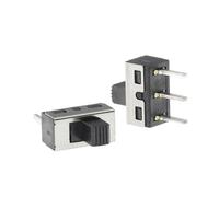 SS12D10 SS12D11 Toggle Switch 3Pins Straight Feet 1P2T Handle High 5mm Spacing Of 4.7mm 3A 250V SS12D10G5 10Pcs