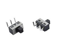 SS12D11 Right Angle TOGGLE Switch 3PIN 1P2T Handle High 5MM PITCH 4.7MM Slide Switch SS12D06 50Pcs
