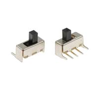SS12F23 SS12F23VG5 0.5A 50V Toggle Switch 3PIN 1P2T 90 Degree Curved Needle Slide Handle high 5mm(30PCS)
