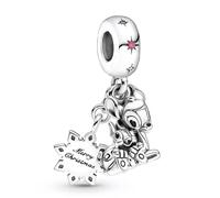 (SS1316) Christmas Tree Reindeer Gingerbread Man Charm Beads Fit Original 925 Sterling Silver Pendant Bracelet DIY Jewelry Christmas Gift