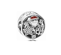 (SS1693) Christmas Tree Reindeer Gingerbread Man Charm Beads Fit Original 925 Sterling Silver Pendant Bracelet DIY Jewelry Christmas Gift