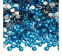 SS3-SS30 Glass Rhinestones Super Bright Crystal Non-hotfix Flatback Glue On 3D Stones for Halloween DIY Nail Art-Indicolite-SS20-1440Pcs