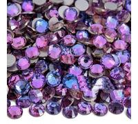SS3-SS30 Glitter Crystal Non Hot Fix Rhinestones Strass Sewing Garment Diamond Nail Art стразы for DIY Nail Charms-Dream Lavender-SS6-1440pcs