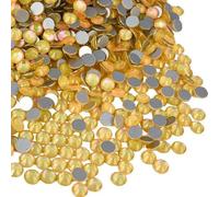 SS3-SS30 New Non Hotfix Rhinestones Glitter Crystal Opal Series Super Glitter Glass Flatback Crystals for DIY Nail Art-Sunflower Opal-SS12-1440pcs