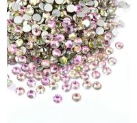SS3-SS50 Quality Glitter Flatback Crystal Glass Strass Stones Non Rhinestones For Nail Art Decoration Garment Shoes
