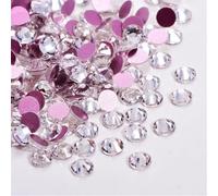 SS3-SS50 Quality Glitter Flatback Crystal Glass Strass Stones Non Rhinestones For Nail Art Decoration Garment Shoes