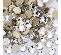 SS3-SS50 Quality Glitter Flatback Crystal Glass Strass Stones Non Rhinestones For Nail Art Decoration Garment Shoes