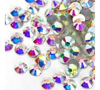 SS3-SS50 Quality Glitter Flatback Crystal Glass Strass Stones Non Rhinestones For Nail Art Decoration Garment Shoes