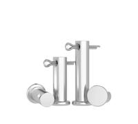 SS304 Clevis Pins with Head, M2 M2.5 M3 M4 M5 M6 M8 M10 M12 (M12 x 65mm, 5pcs)