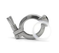 SS304 Double Pin Tri Clamp Clover Ferrule OD 50.5 64 77.5 91 119mm Flange Pipe Fittings 1.5" 2" 3" 4" SS304(4inch x K119)