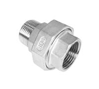 SS304 Female-Female Thread Elbow Union Pipe Fitting 1/4"-2"