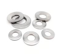 Ss304 Lock Washers | Silver 2/10/25/50 Pcs M Sizes For Securing Connections(25Pcs M5)